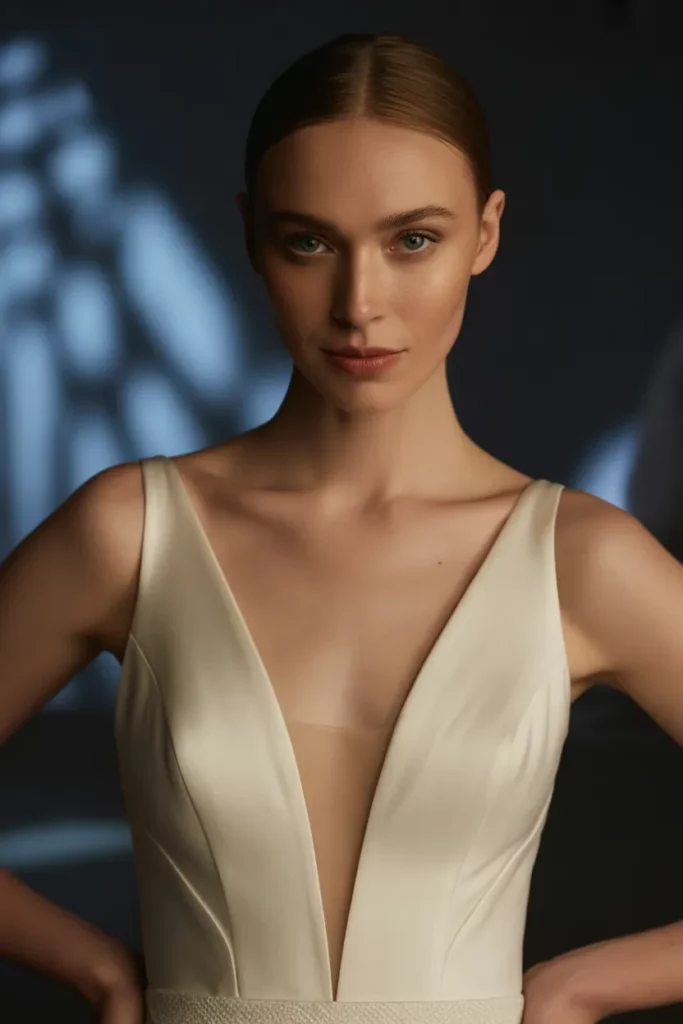 The Side-Swept Messy Bun with Tendrils