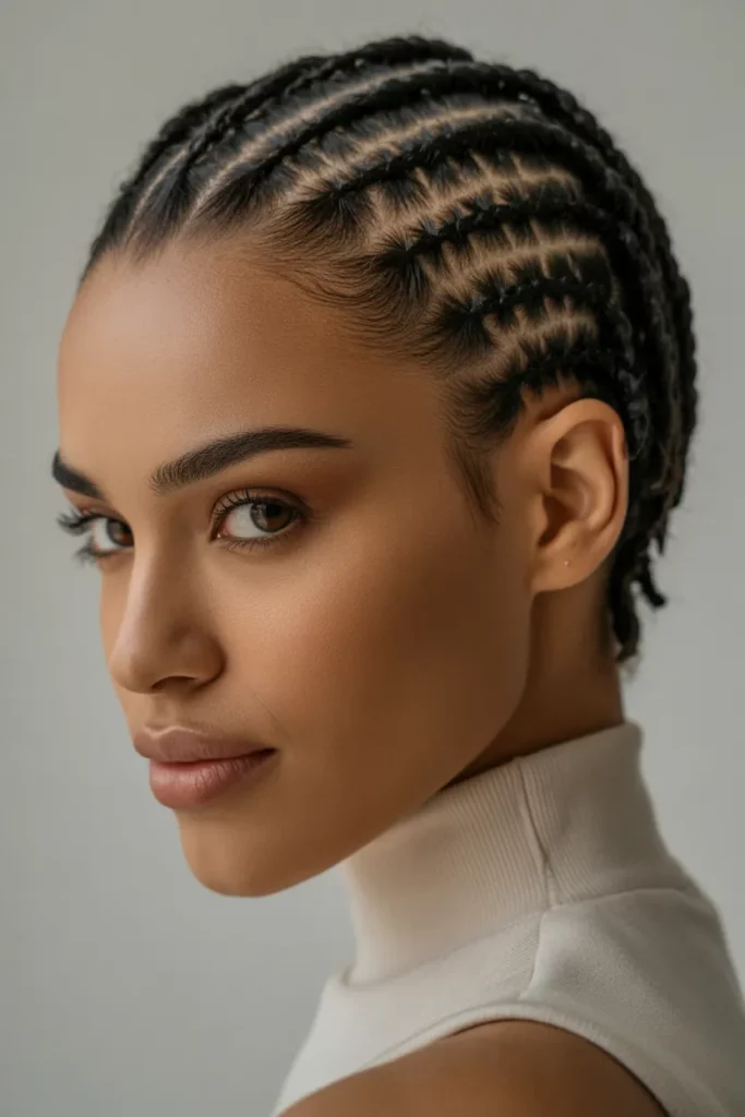 The Sleek Back and Slicked Down Style