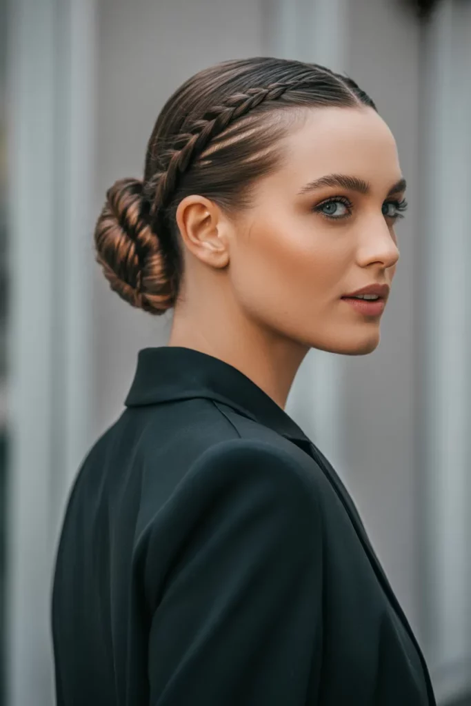 The Sleek Braided Bun