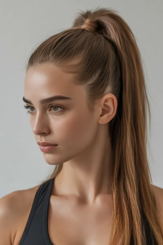 The Sleek High Ponytail