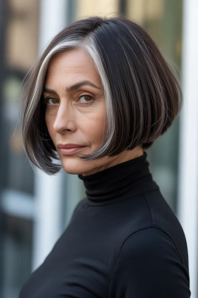 The Sleek and Straight Bob