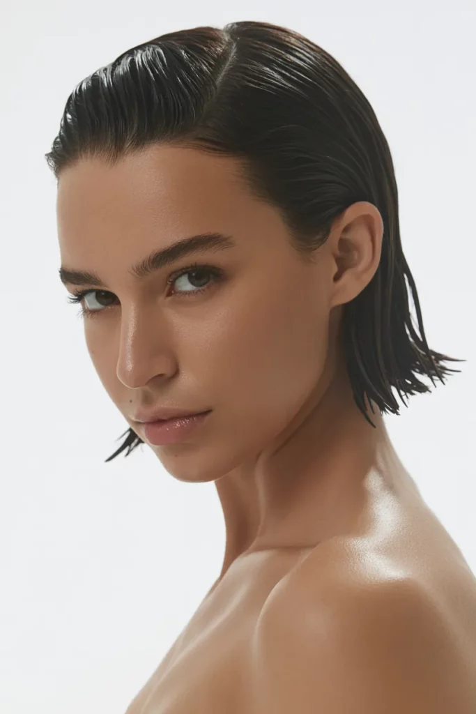 The Slicked-Back Wet Bob