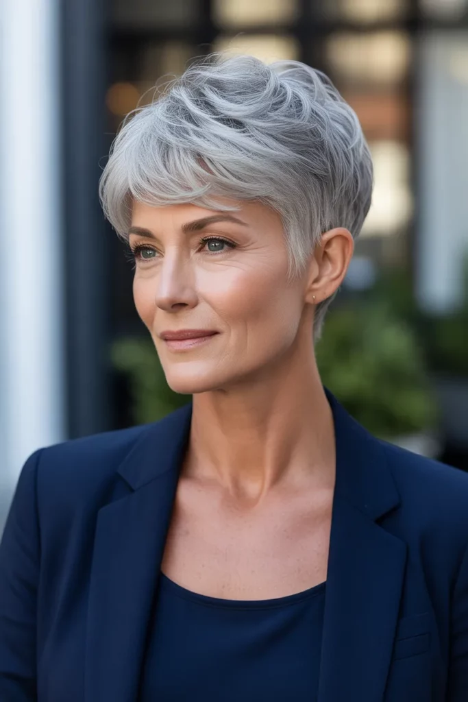 The Sophisticated Pixie Cut