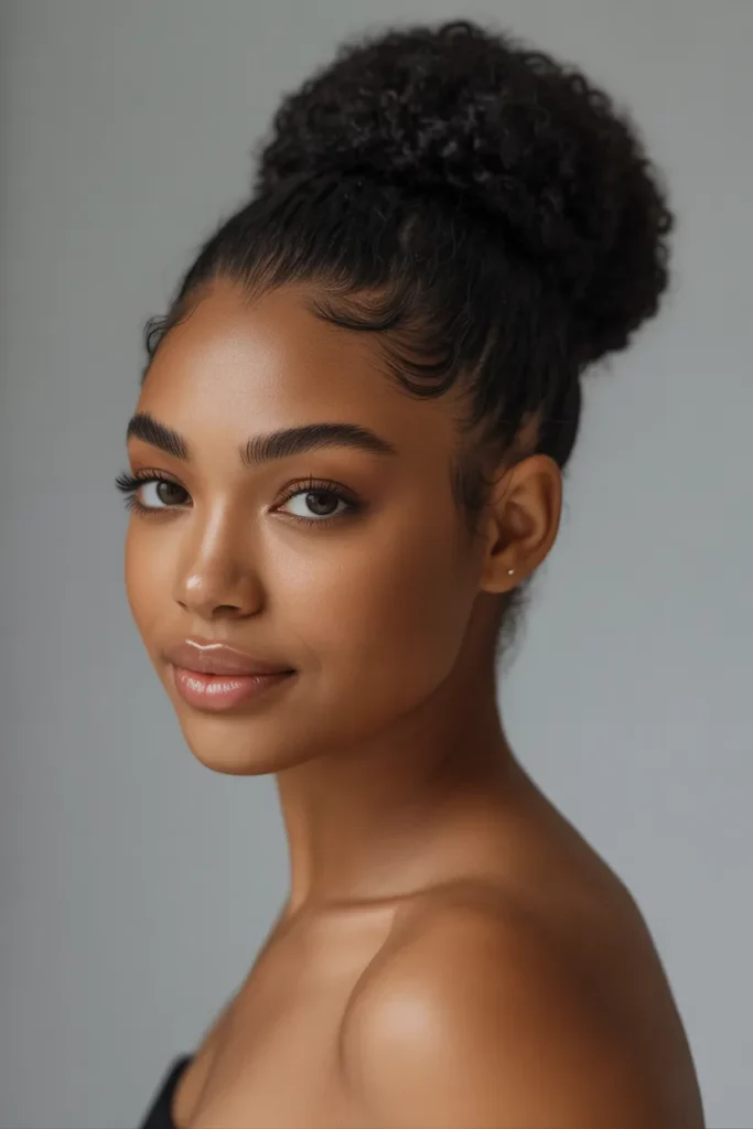 The Sophisticated Sleek High Bun