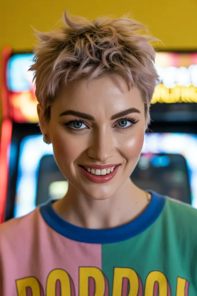 The Spiky Curly Crop