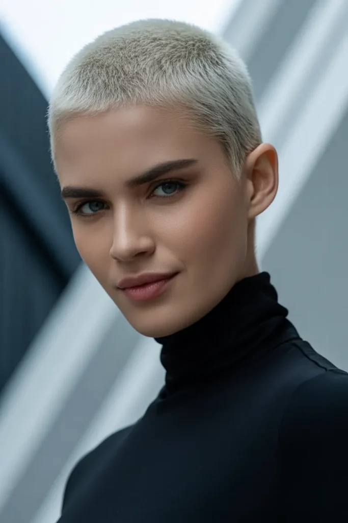 The Tapered Pixie with High Texture