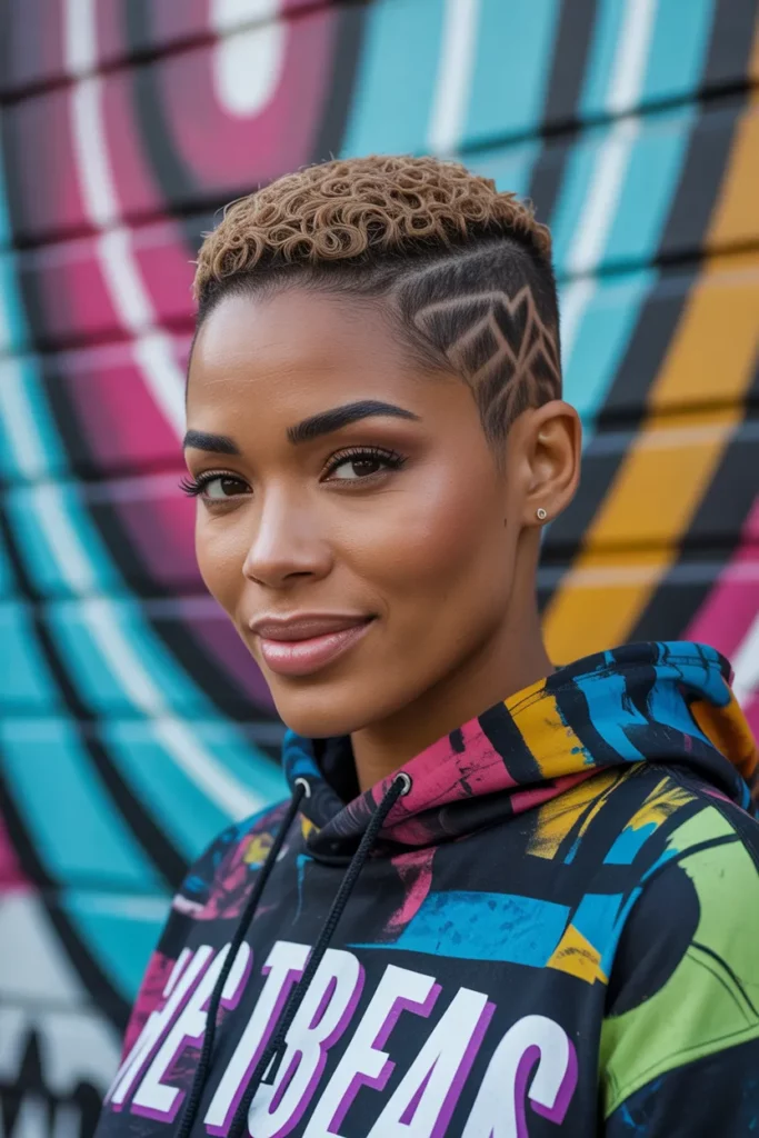 The Textured Fade with Design