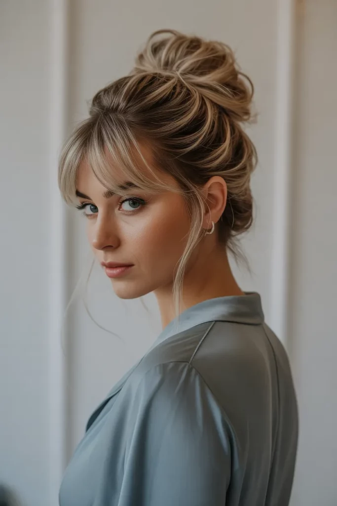 The Textured Messy Bun