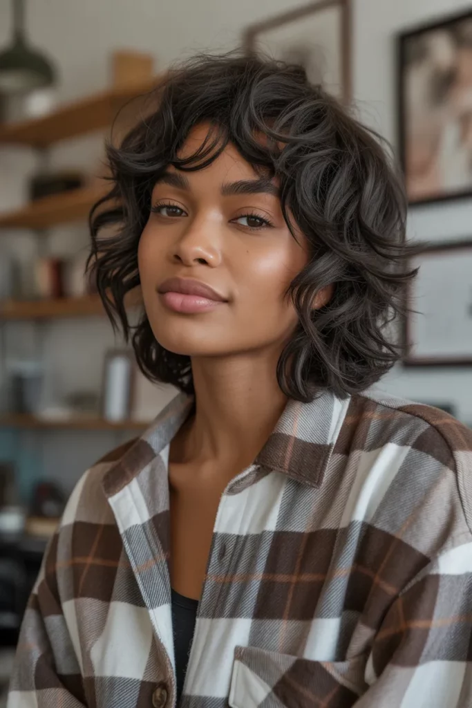 The Textured Shag with Curly Ends