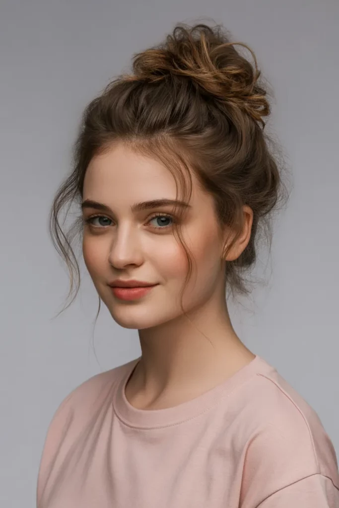 The Textured Teased Bun