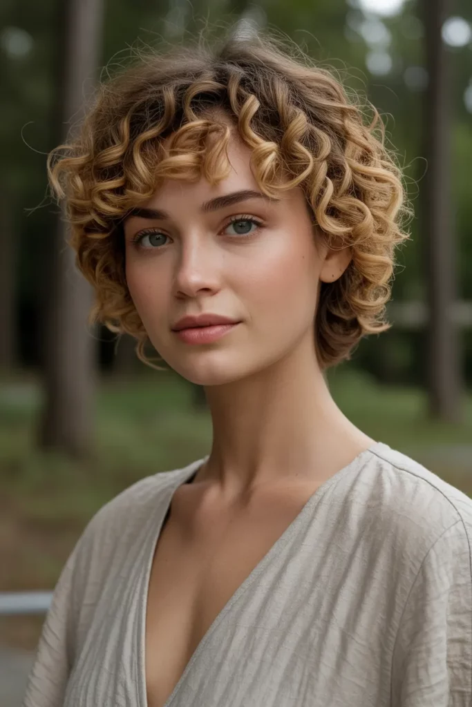 The Textured Twists with Wispy Bangs