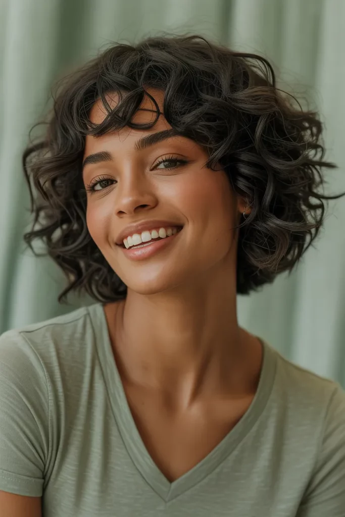 The Textured Wash-and-Go Bob