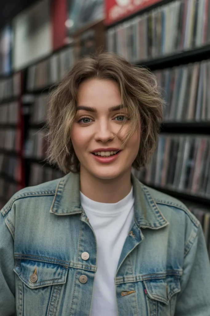 The Tousled Textured Wolf Shag