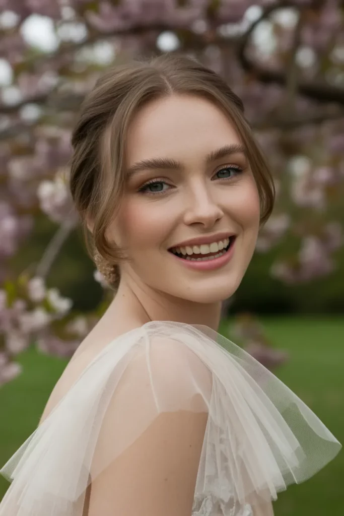 The Tousled Top Knot with Loose Curls