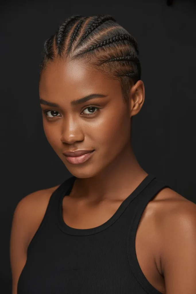 The Tribal-Inspired Geometric Parting