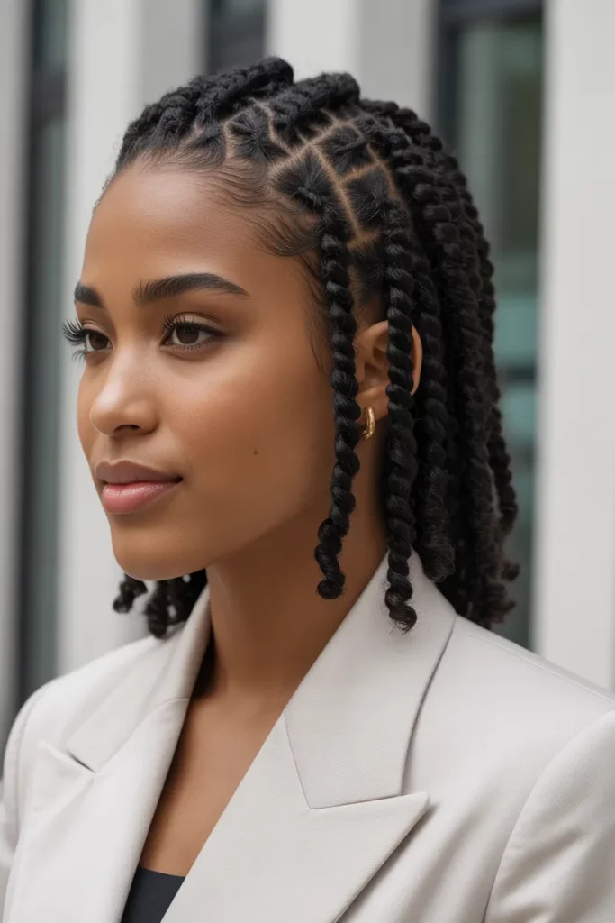 The Twisted Flat Twists Style
