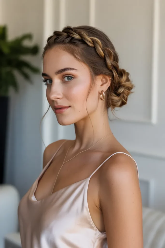 The Twisted Rope Braid Bun