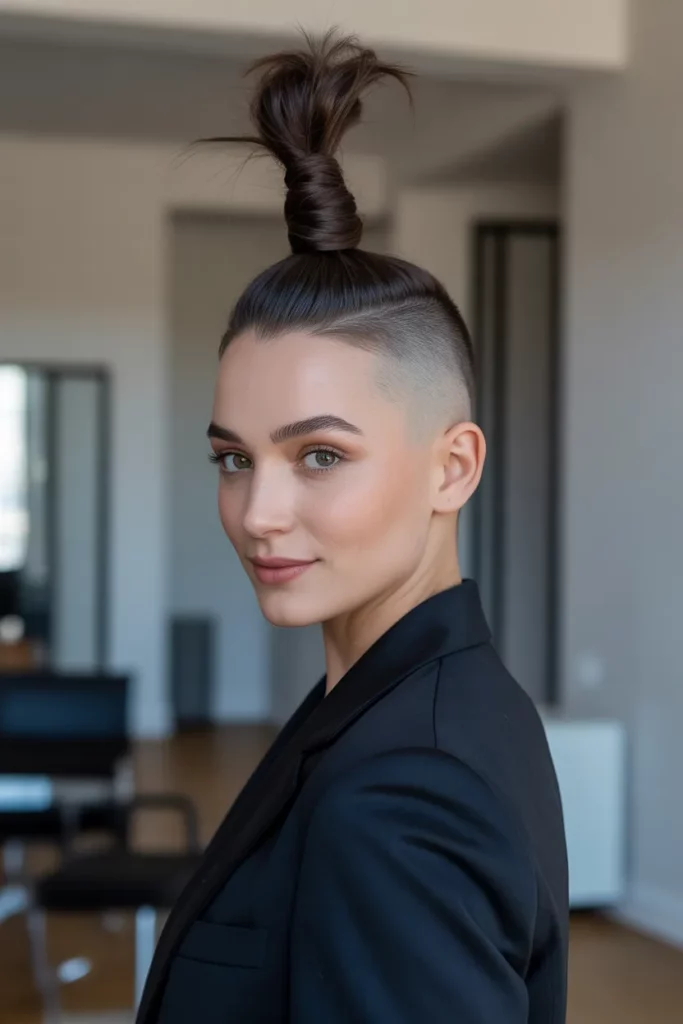 The Undercut with Long Top Knot