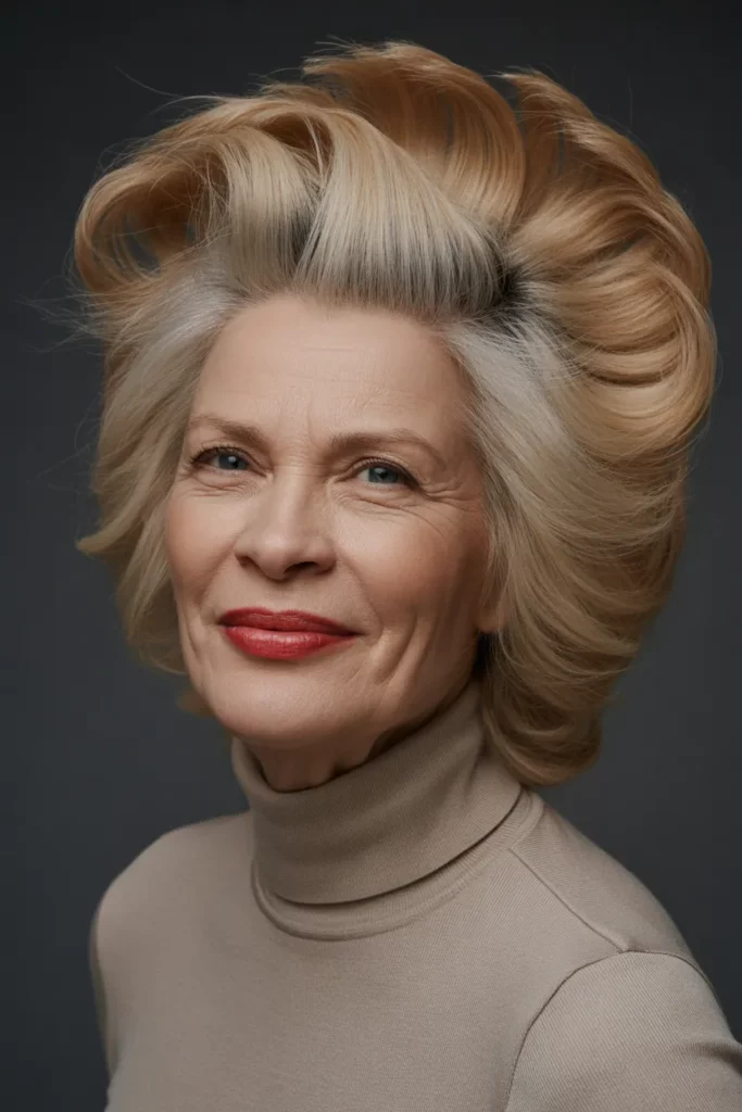 The Voluminous Blow-Out Faux Hawk