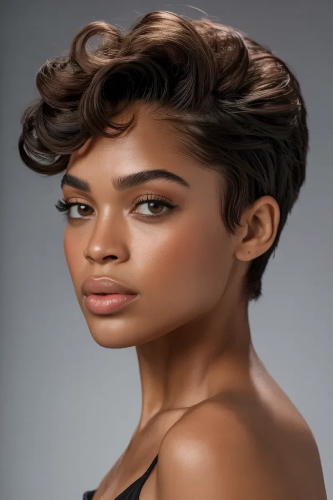 The Voluminous Quiff Pixie