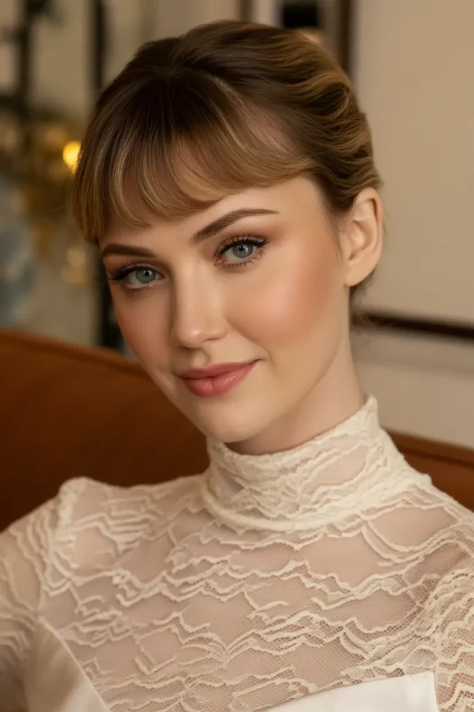 The Wolf Cut with Curtain Bangs