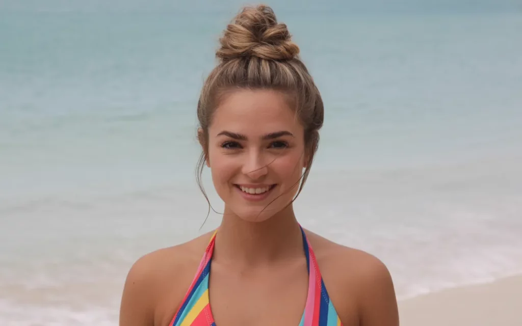 beach hairstyles updo