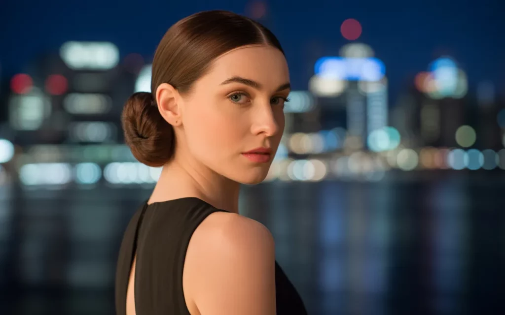 chin length updo hairstyles