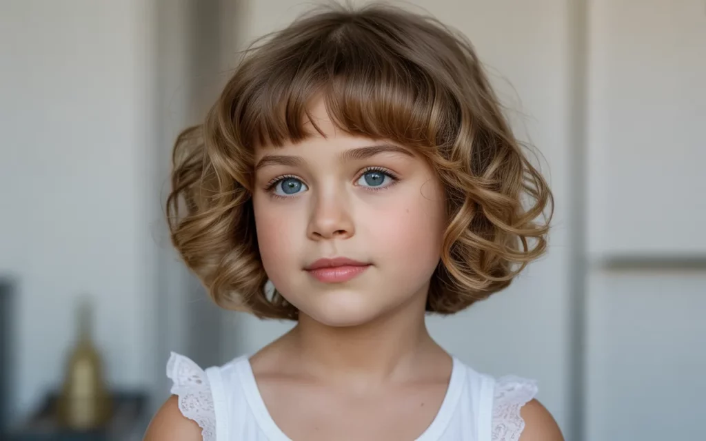 curly haircuts for kids girls