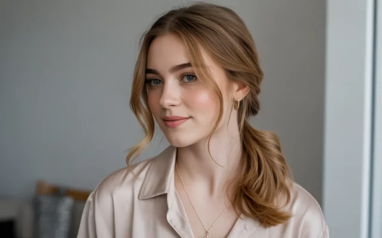 messy ponytail hairstyles