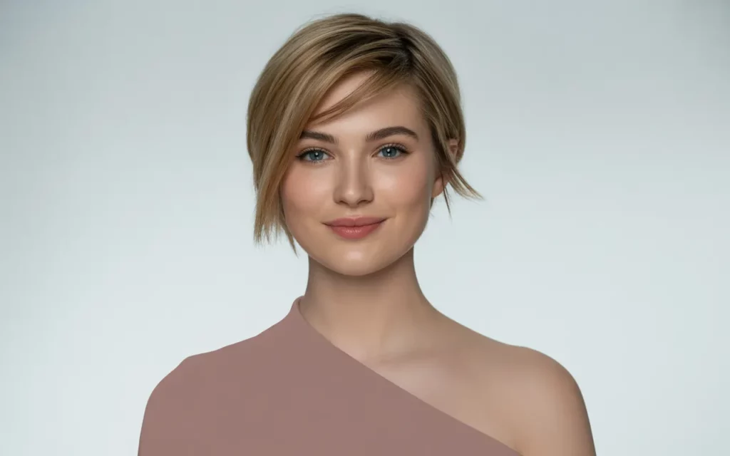 short curly haircuts for round faces