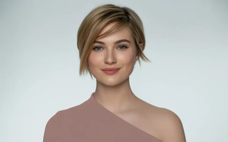 short curly haircuts for round faces