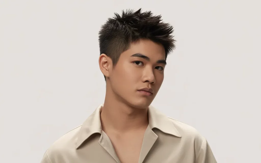 short haircut for asian men
