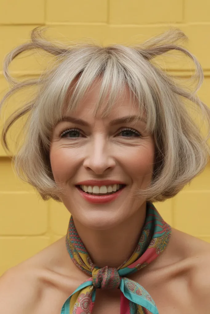 The Feathered and Flipped Bob